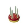 Mini Advent Candle Wreaths 5cm Choice of 2 Designs