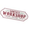 Santa's Workshop Limited Edition Toys Metal Sign 45cm UK