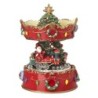 Deluxe Musical Santa Train Carousel 16cm Christmas Display