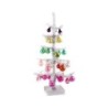 Retro White Tinsel Christmas Tree 42cm Tabletop Décor