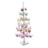 Retro White Tinsel Christmas Tree 76cm Decorated Display