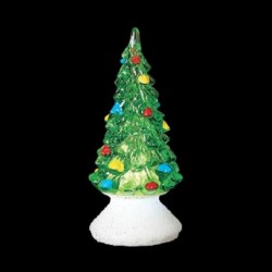 Green LED Light Up Christmas Tree 10cm Stocking Filler