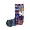 Handmade Patchwork Stocking 11 Sari Scrap Designs UK Gift