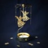 Gold Christmas Angel Tealight Spinner for Cosy UK Homes