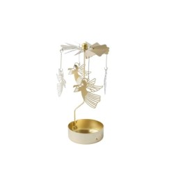 Gold Christmas Angel Tealight Spinner for Cosy UK Homes