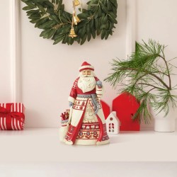 Jim Shore Nordic Noel Santa with Toy Bag