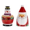 Wooden Christmas Nesting Dolls 16 cm Hand Painted Keepsake
