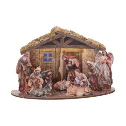 Wooden Pop Out Nativity Scene Kit for Christmas Display UK