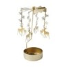 Luxurious Gold Reindeer Tealight Spinner For Home Decor UK