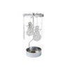Silver Snowman Tealight Spinner for Cosy Home Décor