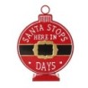 Santa Stops Here Christmas Countdown Sign 37cm