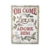 Vintage Style Christmas Wall Plaques Four Designs UK