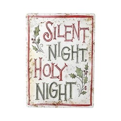 Vintage Style Christmas Wall Plaques Four Designs UK