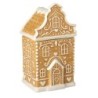 Gingerbread House Ceramic Jar 25.5cm Festive UK Storage