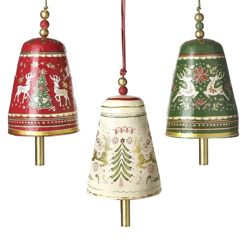Decorative Hanging Christmas Bells UK Choice Of Three
