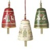 Decorative Hanging Christmas Bells UK Choice Of Three