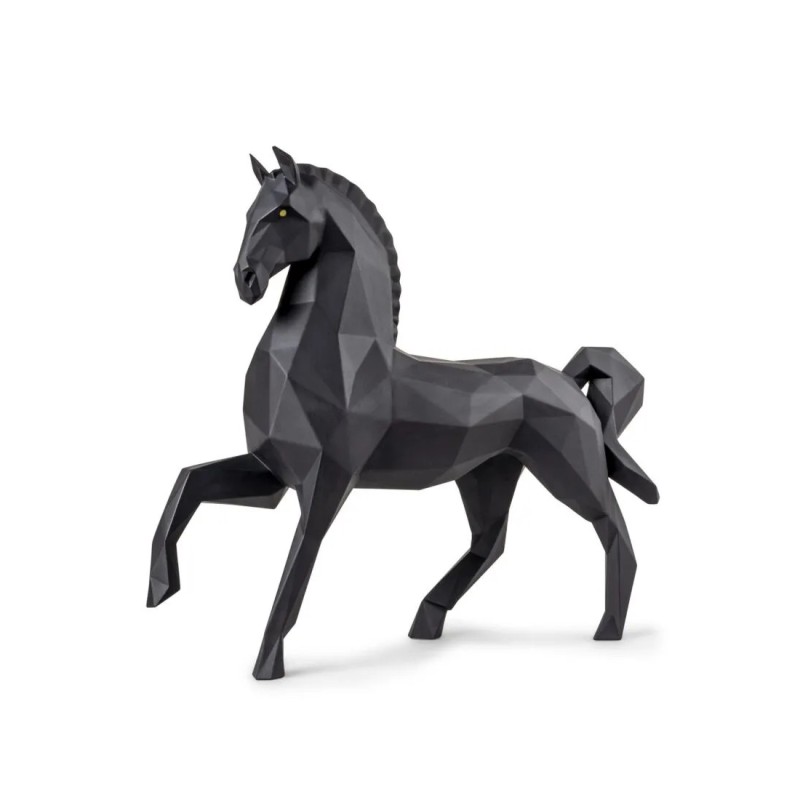 Horse Sculpture Matte black