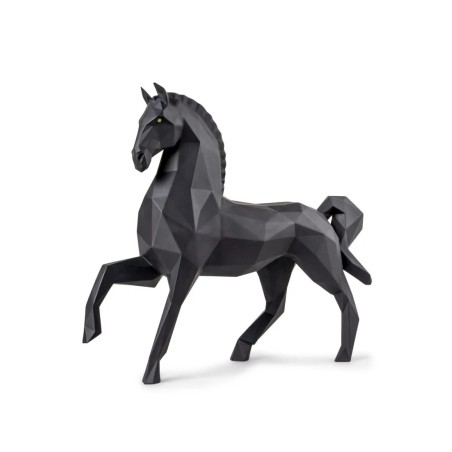 Horse Sculpture Matte black