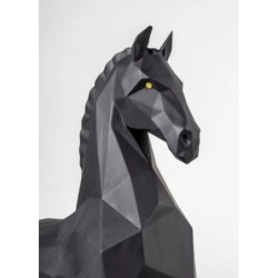 Horse Sculpture Matte black