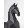Horse Sculpture Matte black