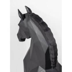 Horse Sculpture Matte black