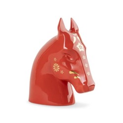 The Horse Sculpture Red gold