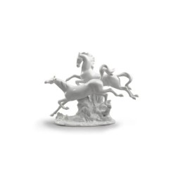 Horses Galloping Figurine