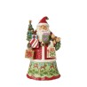 Jim Shore First Edition Signed All Wrapped Up Santa with Gifts Figurine