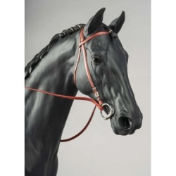 English Purebred Horse Sculpture