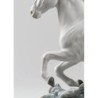 Riding her horse on the seashore Horse Woman Figurine