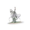 Woman on Horse Figurine