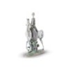 Woman on Horse Figurine