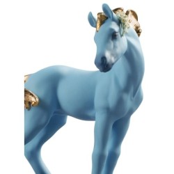 The Horse Figurine. Blue. Limited Edition