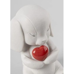 Buddy-Caring puppy Figurine