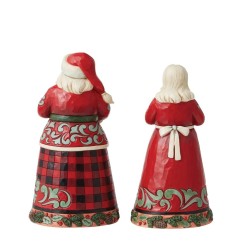Jim Shore Highland Glen Mr Mrs Claus Figurine