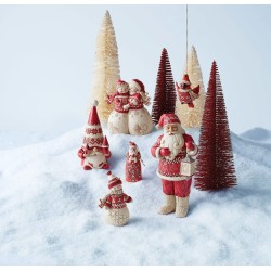 Couple De Bonhomme De Neige Nordique