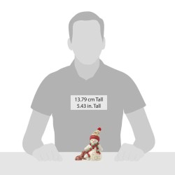Jim Shore Up to Snow Good Snowman with Dog Scarf Pint Figurine