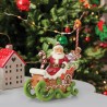 Jim Shore Sharing Sweet Holiday Cheer Gingerbread Sleigh with Lights
