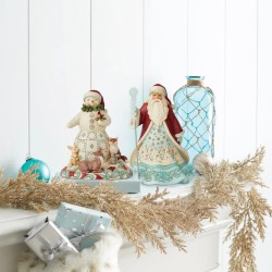 Jim Shore Winter Wonderland Santa with Snowflakes Figurine