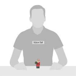 Père Noël Assis Sur Un Cadeaux