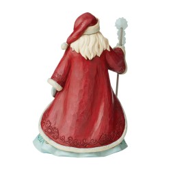 Jim Shore Winter Wonderland Santa with Snowflakes Figurine
