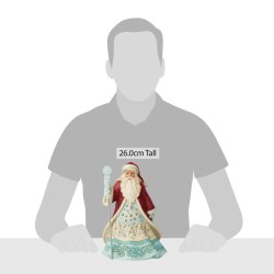 Jim Shore Winter Wonderland Santa with Snowflakes Figurine