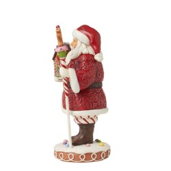 Jim Shore Have A Sweet Christmas Gingerbread Santa with Staff