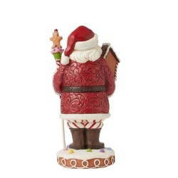 Jim Shore Have A Sweet Christmas Gingerbread Santa with Staff