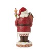 Jim Shore Have A Sweet Christmas Gingerbread Santa with Staff