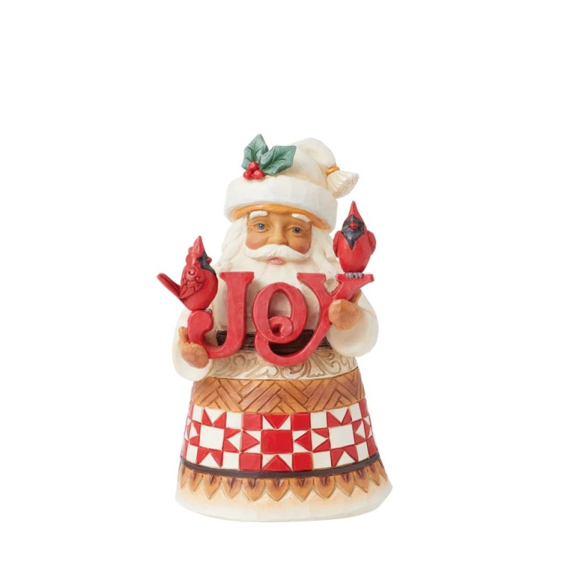 Jim Shore Santa with Cardinals Pint Size Figurine