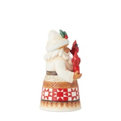 Jim Shore Santa with Cardinals Pint Size Figurine