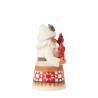 Jim Shore Santa with Cardinals Pint Size Figurine