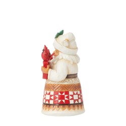 Jim Shore Santa with Cardinals Pint Size Figurine