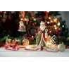 Suspension Père Noël Avec Sa Hotte A Jouets